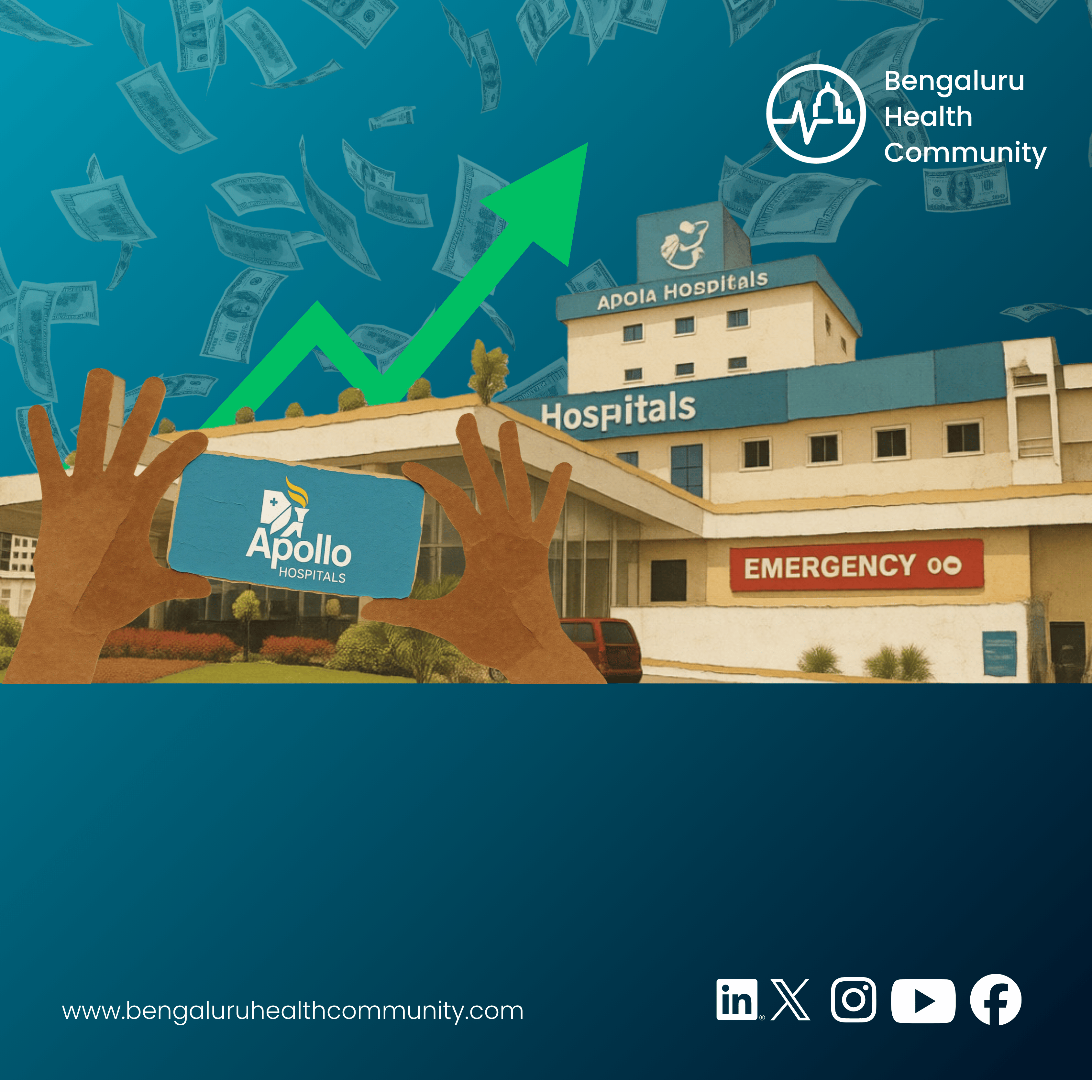 Mustafa Sharif, Editor in Chief — Apollo Hospitals Q1 FY27 Results Are Out Today — HealthCo Breakeven, International Patient Recovery, and India's Largest Hospital Chain Under the Analyst Microscope