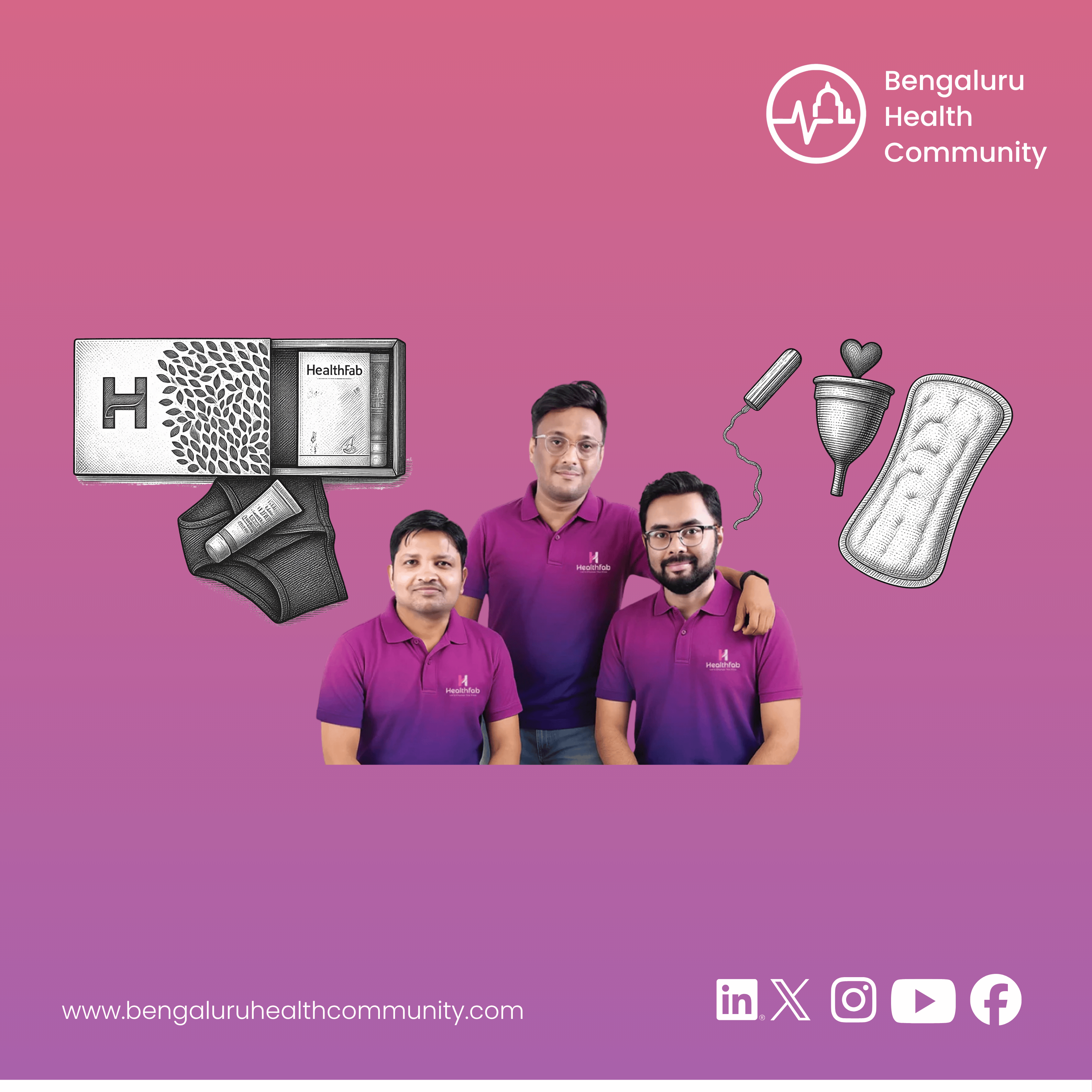 Mustafa Shariff, Editor in Chief — Bengaluru's HealthFab Just Raised ₹20 Crore for GoPadFree Reusable Period Underwear — 5 Lakh Women, Shark Tank India, and a Mission to Serve 5 Million