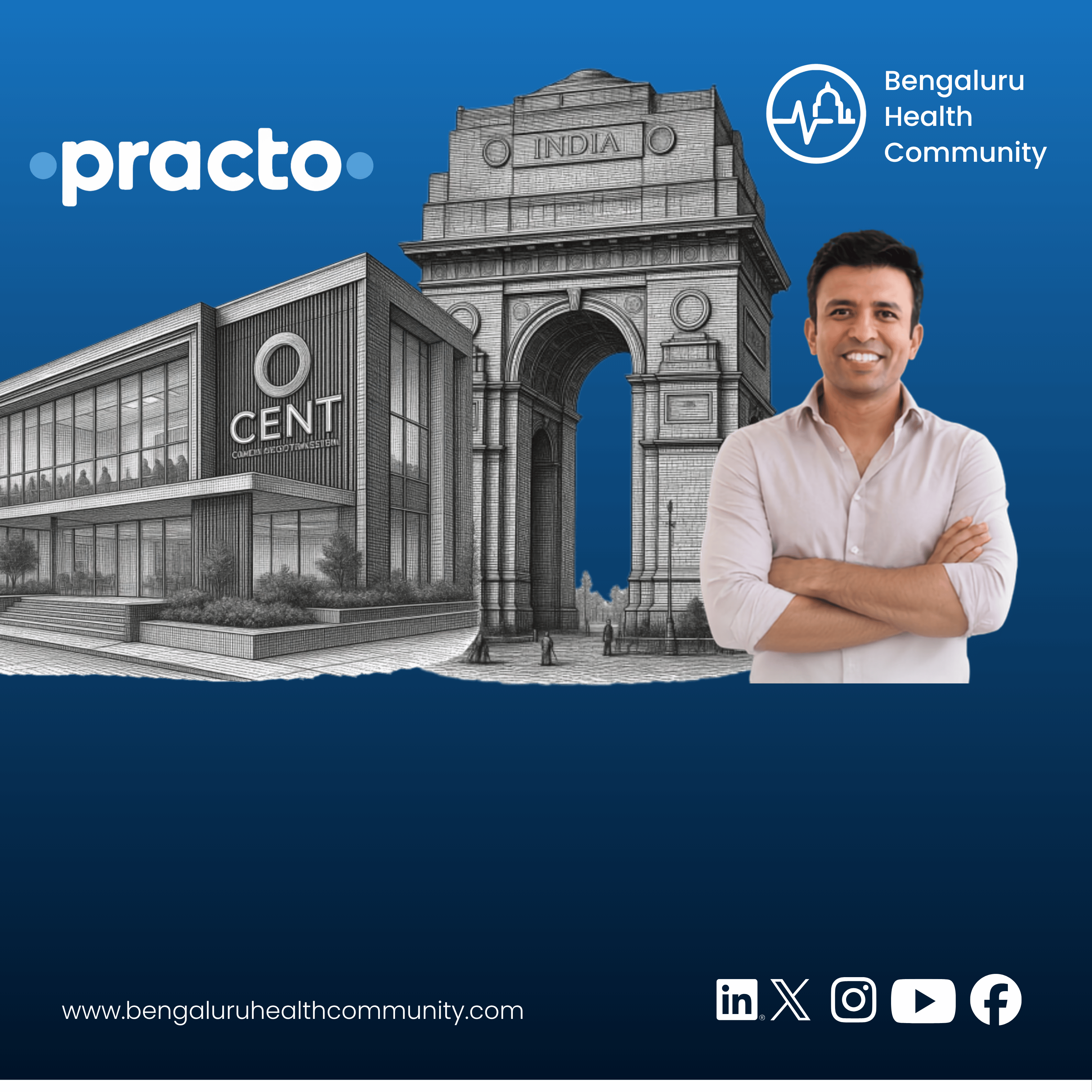 Darshan S, Editor — CENT — Practo Founder Shashank ND's AI Prevention Startup — Has Just Opened India's First Clinical Prevention Centre in Delhi-NCR