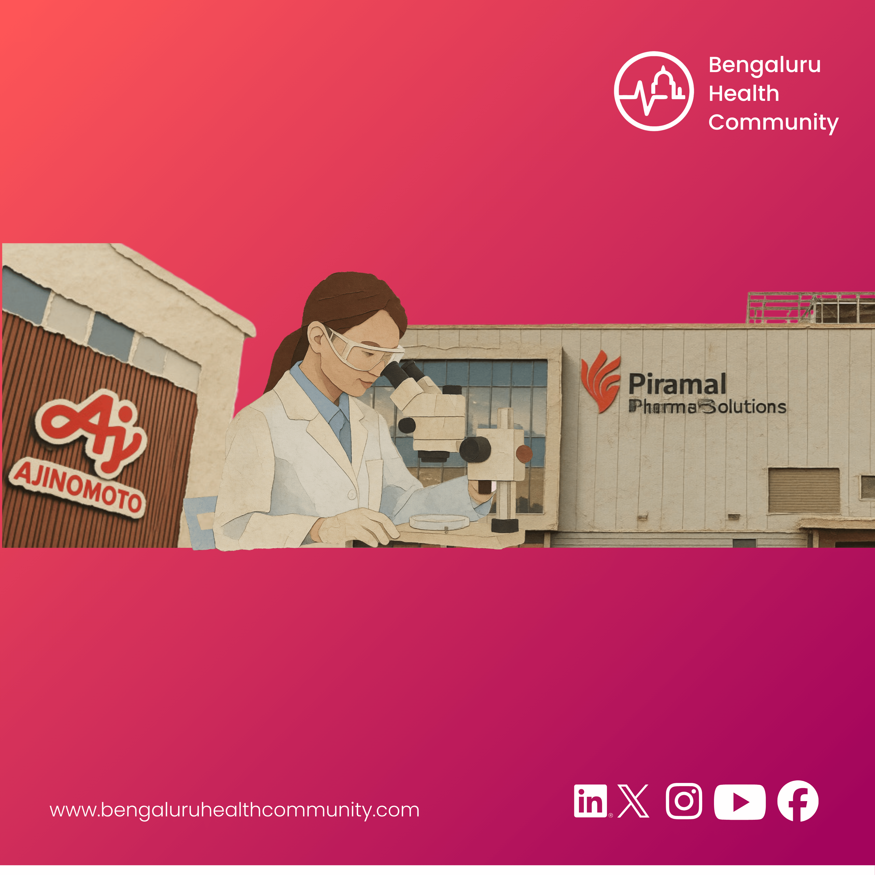 Mustafa Shariff, Editor in Chief — Piramal Pharma Solutions Has Partnered With Ajinomoto Bio-Pharma Services for ADC Manufacturing — India's CDMO Antibody-Drug Conjugate Capability Gets a Major Upgrade