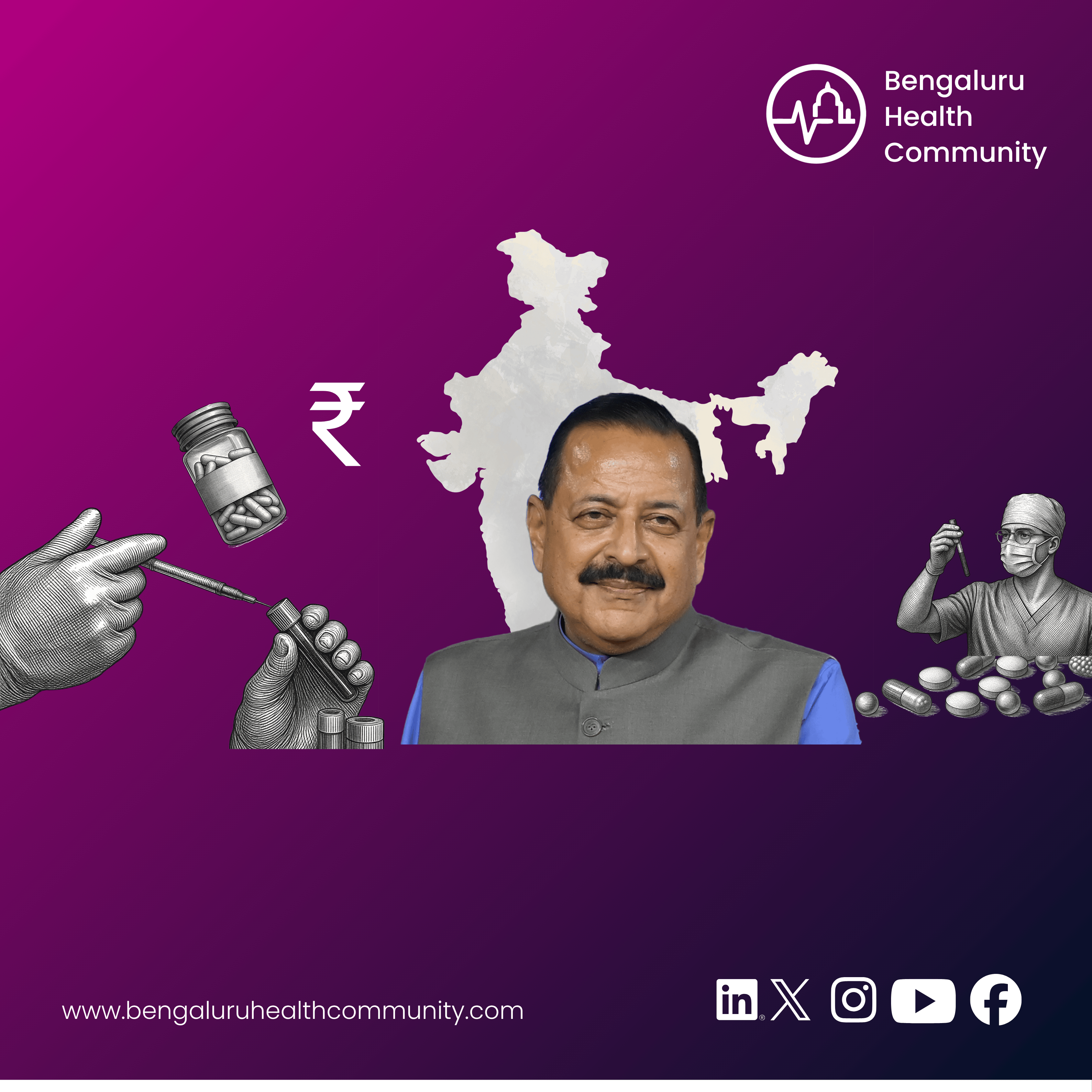 Mustafa Shariff, Editor in Chief — India Is Scaling Up Domestic Biosimilar Insulin Production — And Union Minister Jitendra Singh Is Making It a National Priority