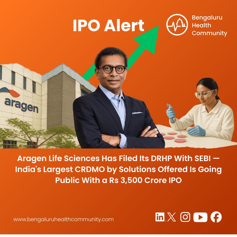 Mustafa Shariff, Editor in Chief — Aragen Life Sciences Has Filed Its DRHP With SEBI — India's Largest CRDMO by Solutions Offered Is Going Public With a Rs 3,500 Crore IPO